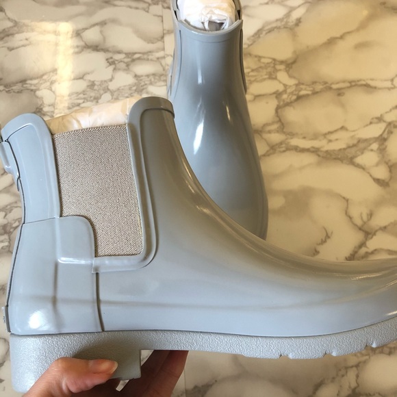NWT HUNTER Refined Chelsea Short Rain Boots - Picture 7 of 8